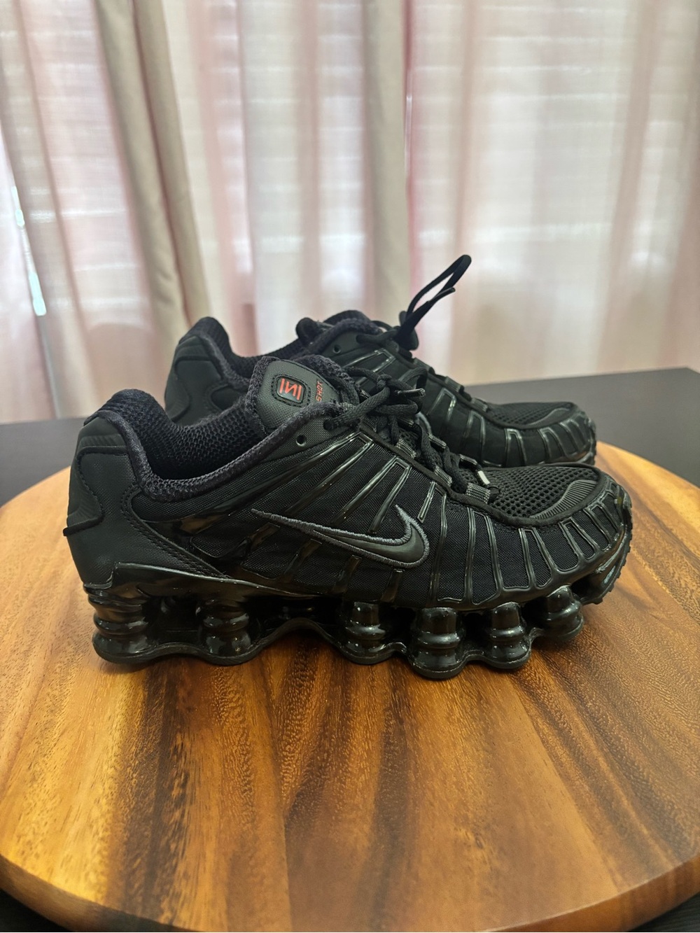 Nike Shox TL Black Metallic Hematite Sneakers Youth 4.5